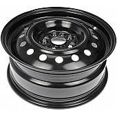 Dorman OE Solutions Wheel - 17 x 6.5 Black Steel - 939-116