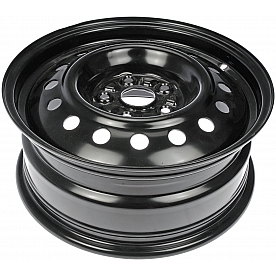 Dorman OE Solutions Wheel - 17 x 6.5 Black Steel - 939-116
