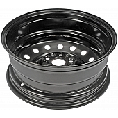 Dorman OE Solutions Wheel - 17 x 6.5 Black Steel - 939-152
