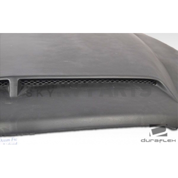 Extreme Dimensions Hood - Primered Fiberglass Black - 104718-3