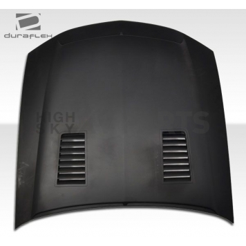 Extreme Dimensions Hood - Primered Fiberglass Black - 104718-4