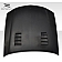 Extreme Dimensions Hood - Primered Fiberglass Black - 104718