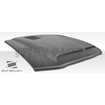 Extreme Dimensions Hood - Primered Fiberglass Black - 104718-6