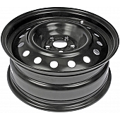 Dorman OE Solutions Wheel - 17 x 6.5 Black Steel - 939-174