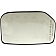 Help! By Dorman Exterior Mirror Glass Rectangular Power Single - 56426