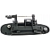 Help! By Dorman Exterior Door Handle - Plastic Black Single - 83950