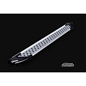 Romik USA Running Board Silver Aluminum Stationary - 62215418