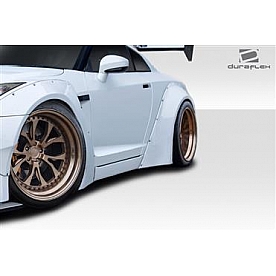 Extreme Dimensions Fender Flare - Black Fiberglass Reinforced Plastic Matte Set Of 4 - 113509