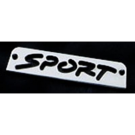 All Sales Center High Mount Stop Light Cover - Black Powder Coated Sport Aluminum - 32003K