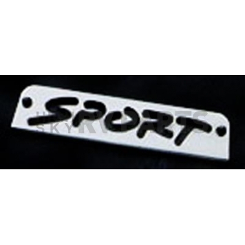 All Sales Center High Mount Stop Light Cover - Black Powder Coated Sport Aluminum - 32003K