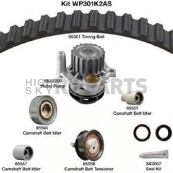 Dayco Products Inc Water Pump Kit WP301K2AS