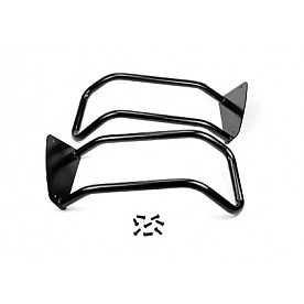 Warn Brush Guard Tubular Powder Coated Black Steel - 74830