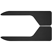 Husky Liner Mud Flap - Black Matte Textured Thermoplastic Olefin Set Of 2 - 17049