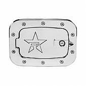 RBP (Rolling Big Power) Fuel Door - Aluminum Rectangular - 6158PLRX2