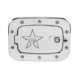 RBP (Rolling Big Power) Fuel Door - Aluminum Rectangular - 6158PLRX2