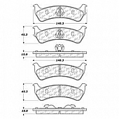 Stop Tech/ Power Slot Brake Pad - 106.06250