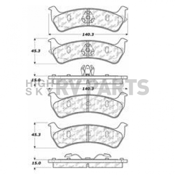 Stop Tech/ Power Slot Brake Pad - 106.06250