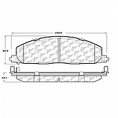 Stop Tech/ Power Slot Brake Pad - 106.14000