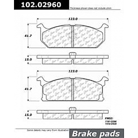 Stop Tech/ Power Slot Brake Pad - 102.02960