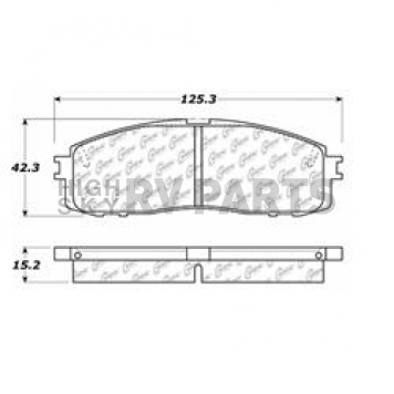 Stop Tech/ Power Slot Brake Pad - 103.06220