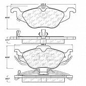 Stop Tech/ Power Slot Brake Pad - 100.14290