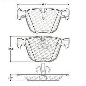 Stop Tech/ Power Slot Brake Pad - 104.09191
