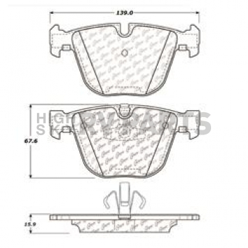 Stop Tech/ Power Slot Brake Pad - 104.09191