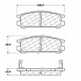 Stop Tech/ Power Slot Brake Pad - 300.04710