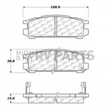 Stop Tech/ Power Slot Brake Pad - 300.04710