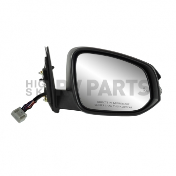 K-Source Exterior Mirror Electric OEM Black Single - 70189T