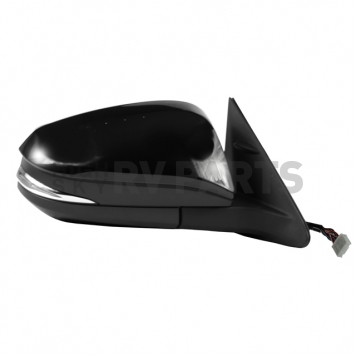 K-Source Exterior Mirror Electric OEM Black Single - 70189T-1