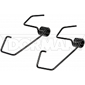 Help! By Dorman Windshield Wiper Arm Tension Spring Steel Black Set Of 2 - 926-766