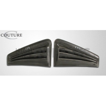 Extreme Dimensions Fender Scoop - Black Polyurethane Bare Set Of 2 - 105802-2