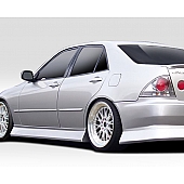 Extreme Dimensions Side Skirt - Primered Fiberglass Reinforced Plastic Black Set of 2 - 109599