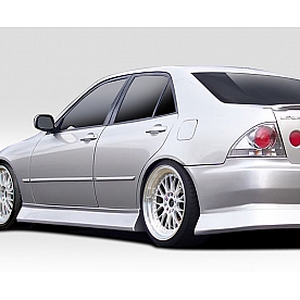 Extreme Dimensions Side Skirt - Primered Fiberglass Reinforced Plastic Black Set of 2 - 109599