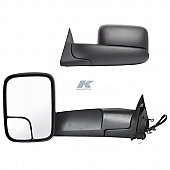 K-Source Exterior Towing Mirror Electric Rectangular Set Of 2 - 6017980C