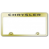 Automotive Gold License Plate Frame - Gold Stainless Steel - RFCHREG