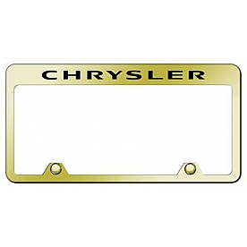 Automotive Gold License Plate Frame - Gold Stainless Steel - RFCHREG