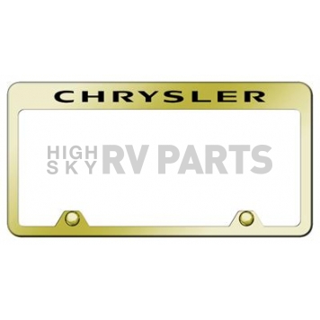 Automotive Gold License Plate Frame - Gold Stainless Steel - RFCHREG