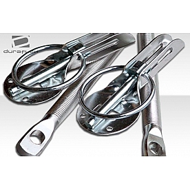 Extreme Dimensions Hood Pin - Torsion Clip Chrome Plated Silver - 102655