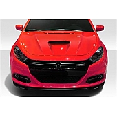 Extreme Dimensions Hood - Fiberglass Reinforced Plastic Black - MP-R - 113043