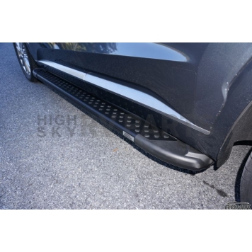 Romik USA Running Board Black Anodized Aluminum Stationary - 62216419-1