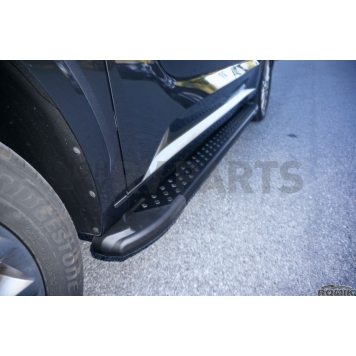 Romik USA Running Board Black Anodized Aluminum Stationary - 62216419-2