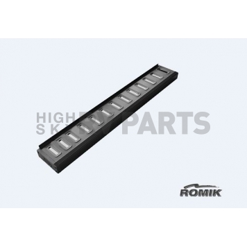 Romik USA Running Board Black Anodized Aluminum Stationary - 80043419