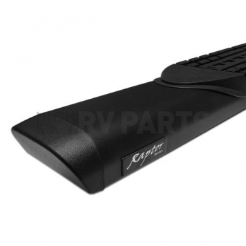 Raptor Series Nerf Bar Black Textured Aluminum - 20020220BT-3