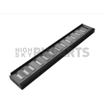 Romik USA Running Board Black Anodized Aluminum Stationary - 81725419