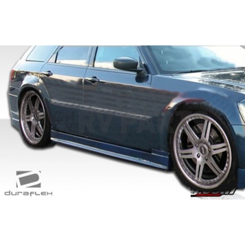 Extreme Dimensions Side Skirt - Primered Fiberglass Reinforced Plastic Black Set of 2 - 106010