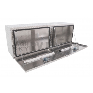Dee Zee Tool Box Side Mount Silver Powder Coated Aluminum 10.75 Cubic Feet - DZ59-1
