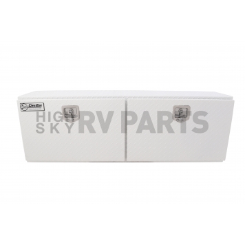 Dee Zee Tool Box Side Mount White Textured Powder Coated Aluminum 10.75 Cubic Feet - DZ59WH