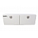 Dee Zee Tool Box Side Mount White Textured Powder Coated Aluminum 10.75 Cubic Feet - DZ59WH
